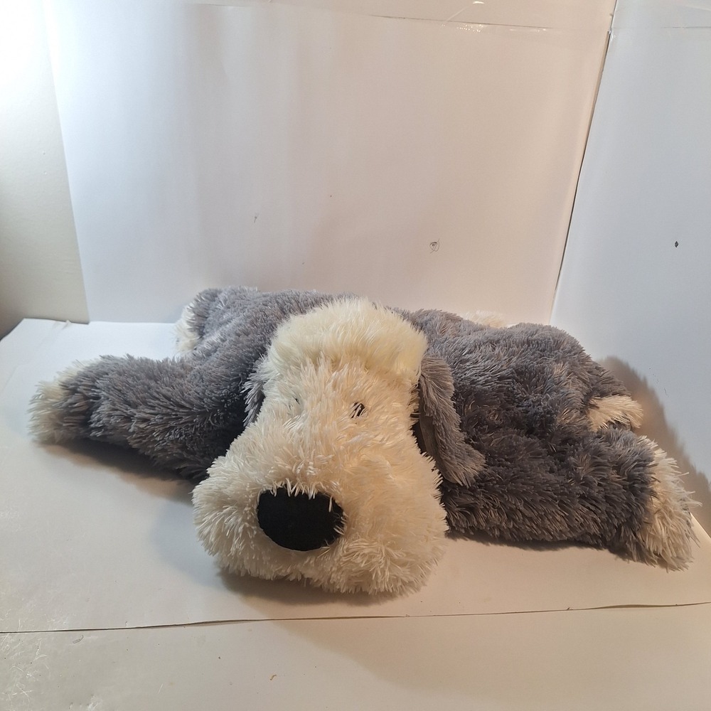 Jellycat XL Truffles Sheep Dog Toy Pillow Soft and‎ Cuddly- Gray and White RARE